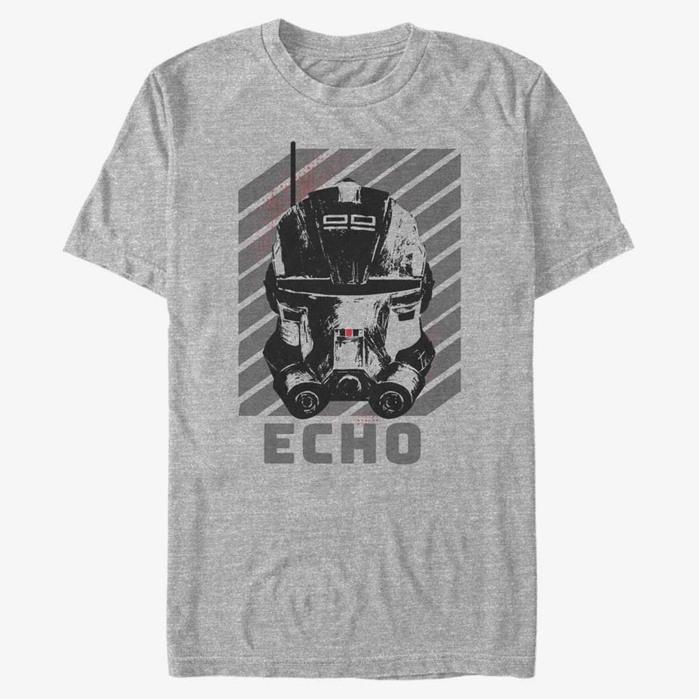 majice kratkih rukava Merch Star Wars: The Bad Batch - Echo Men's T-Shirt Heather Grey