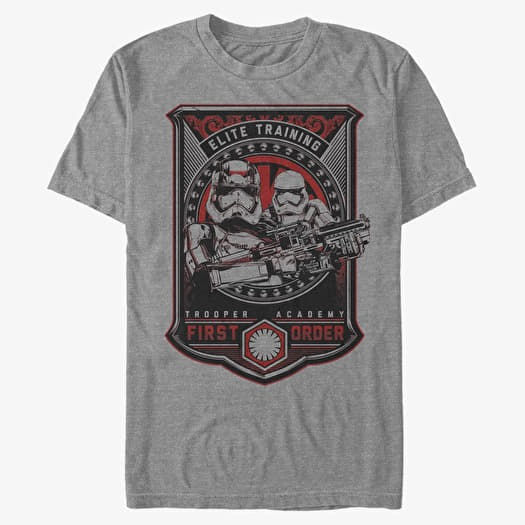 T-shirt Merch Star Wars: Episode 7 - Elite Trained Men's T-Shirt Dark Heather Grey