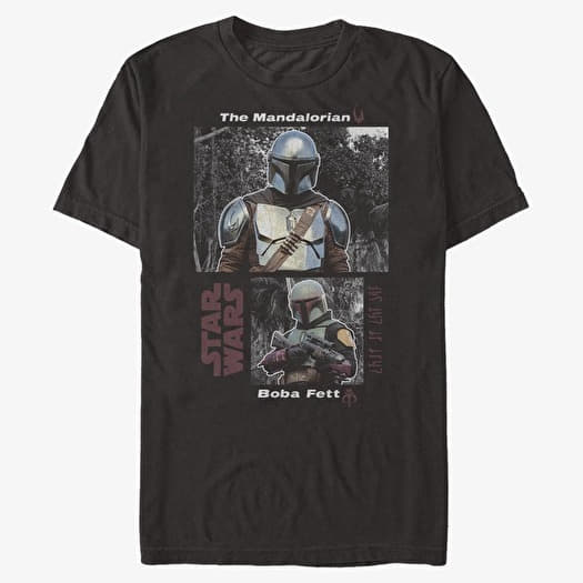 T-shirt Merch Star Wars: Mandalorian - Bounty Bros Men's T-Shirt Black