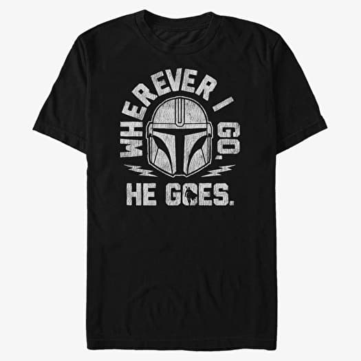 T-shirt Merch Star Wars: Mandalorian - Goin My Way Men's T-Shirt Black
