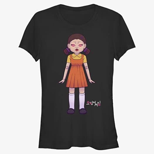 T-shirt Merch Netflix Squid Game - SG Doll Women's T-Shirt Black