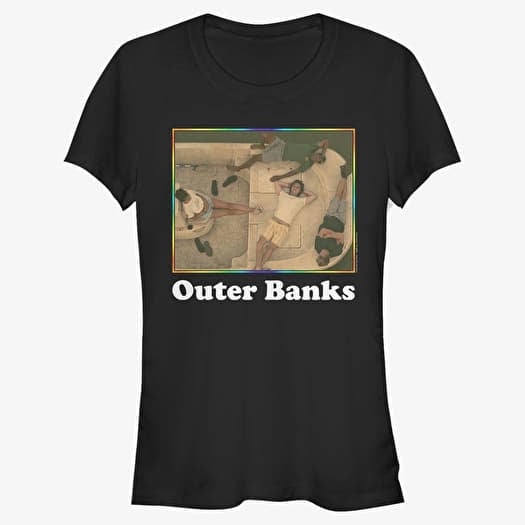 T-shirt Merch Netflix Outer Banks - CLASSIC GROUP SHOT Women's T-Shirt Black