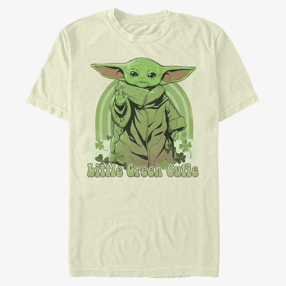 T-shirts Merch Star Wars: Mandalorian - little green guy Men's T-Shirt Natural