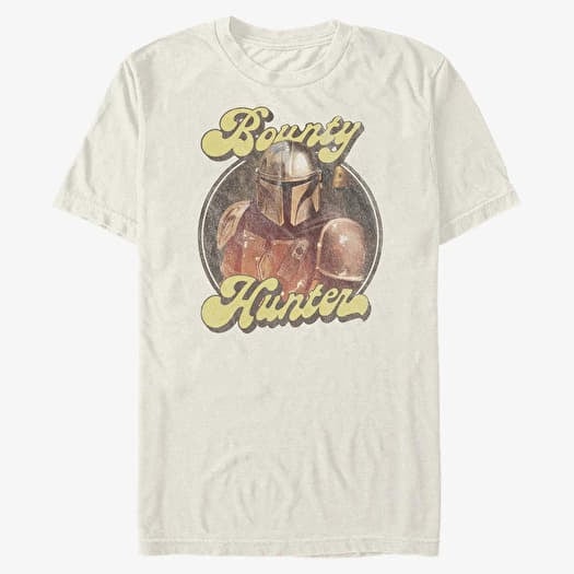 T-shirt Merch Star Wars: The Mandalorian - BOUNTY RETRO Men's T-Shirt Natural