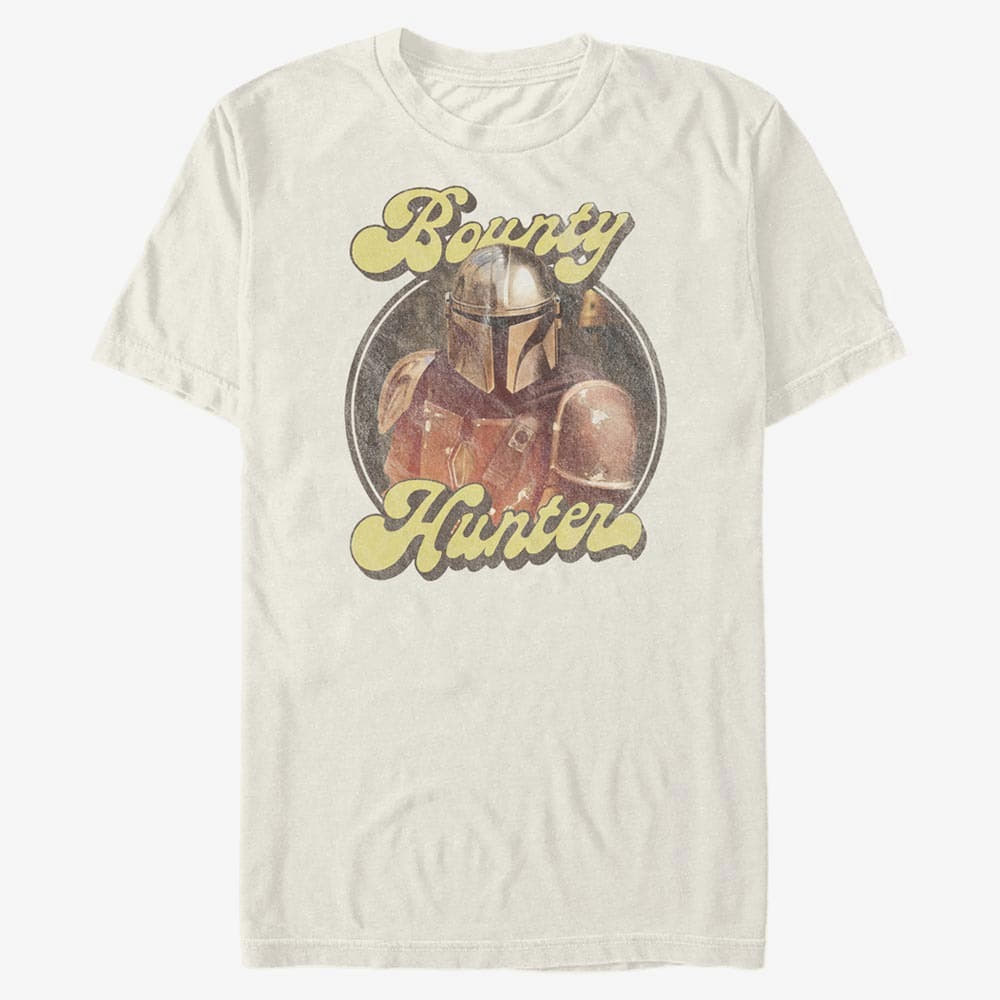 majice kratkih rukava Merch Star Wars: The Mandalorian - BOUNTY RETRO Men's T-Shirt Natural