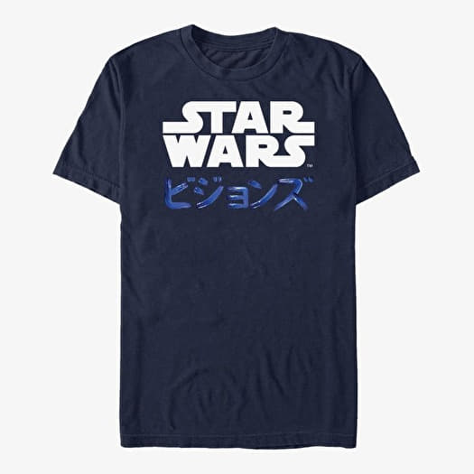 T-shirt Merch Star Wars: Visions - STV Kanji Logo Men's T-Shirt Navy Blue