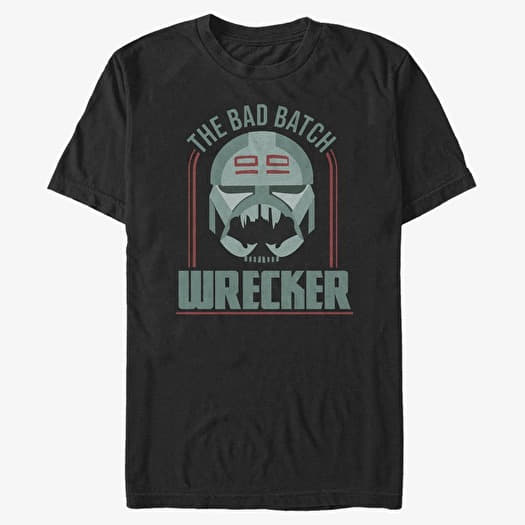 T-shirt Merch Star Wars: Clone Wars - Bad Batch Badge Men's T-Shirt Black