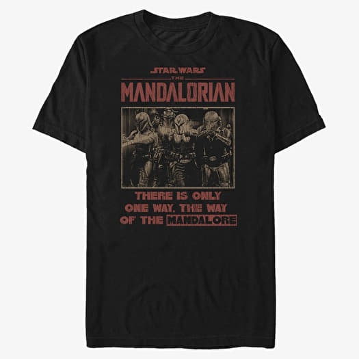 T-shirt Merch Star Wars: Mandalorian - Mando Blastin Men's T-Shirt Black