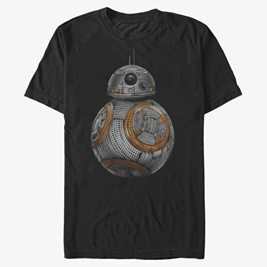 T-shirt Merch Star Wars: Episode 7 - BB-8 Spike Men's T-Shirt Black