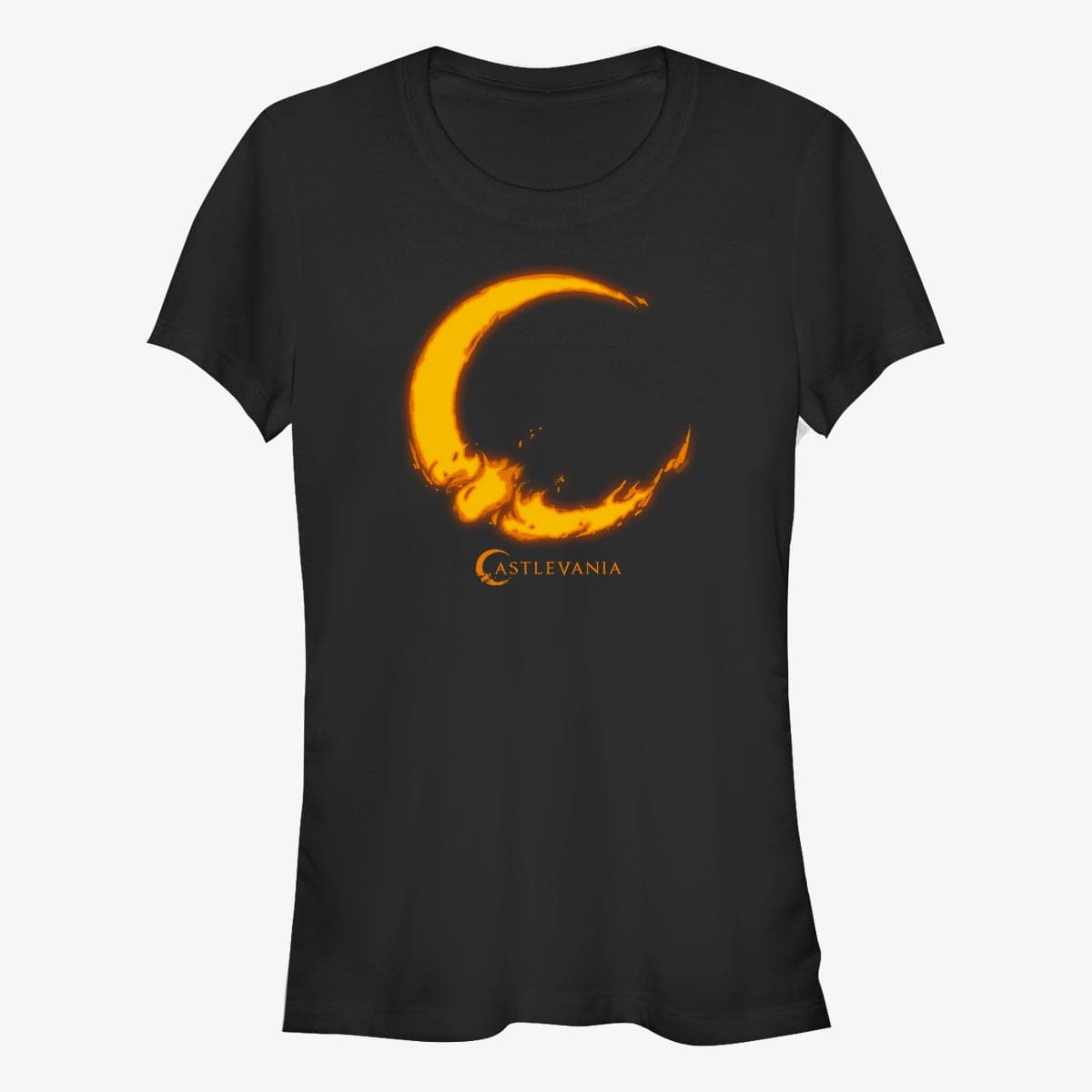 Tričká Merch Netflix Castlevania - Moon Glow Women's T-Shirt Black