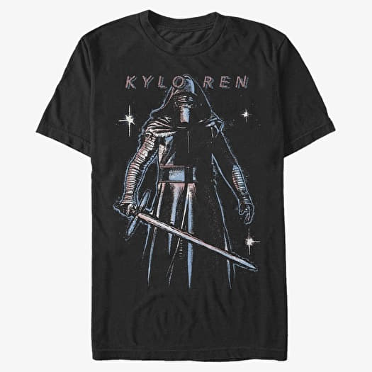 T-shirt Merch Star Wars: Episode 7 - Fuzzy Men's T-Shirt Black