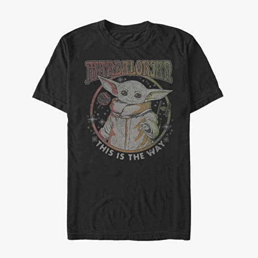 Camiseta Merch Star Wars: Mandalorian - Mandalorian Bloom Men's T-Shirt Black