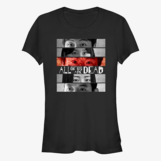Tričko Merch Netflix All Of Us Are Dead - Eyes In Boxes Women's T-Shirt Black