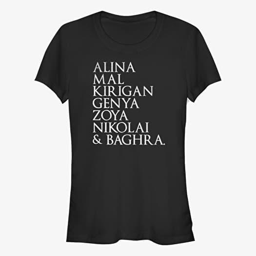 T-särk Merch Netflix Shadow and Bone - Shadow and Bone Character Stack Women's T-Shirt Black
