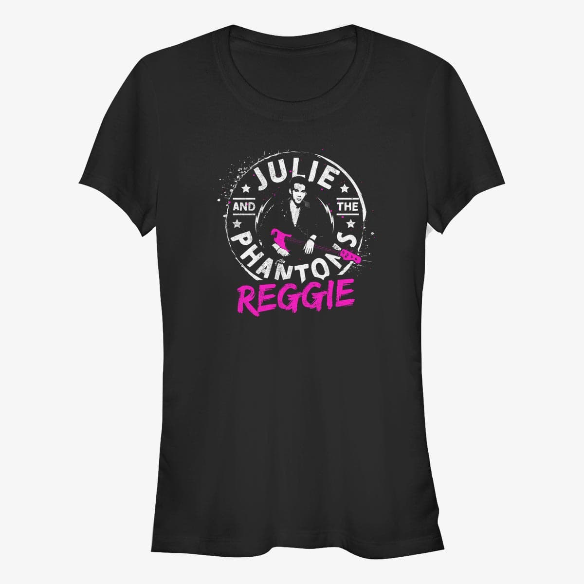 Tričká Merch Netflix Julie And The Phantoms - Reggie Grunge Women's T-Shirt Black