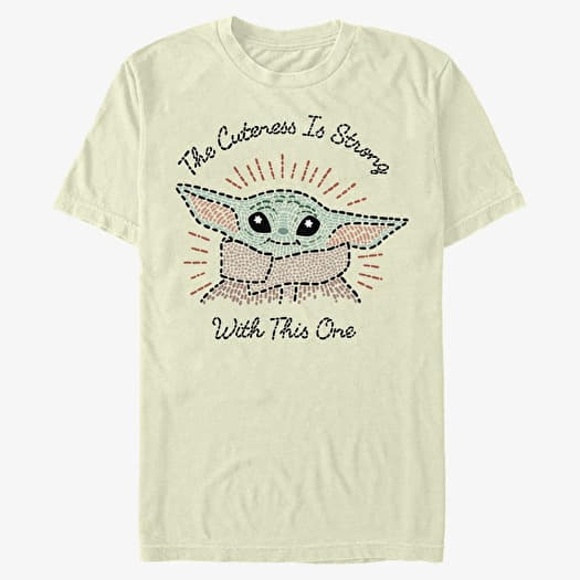 T-shirt Merch Star Wars: The Mandalorian - The Child Stitch Men's T-Shirt Natural