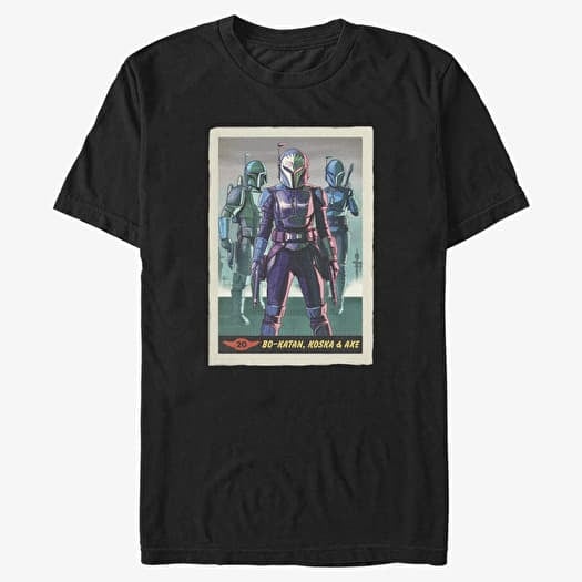 T-shirt Merch Star Wars: The Mandalorian - Bo-Katan & Co Card Men's T-Shirt Black