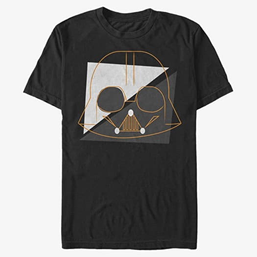 T-shirt Merch Star Wars: Classic - Spooky Vader Lines Men's T-Shirt Black