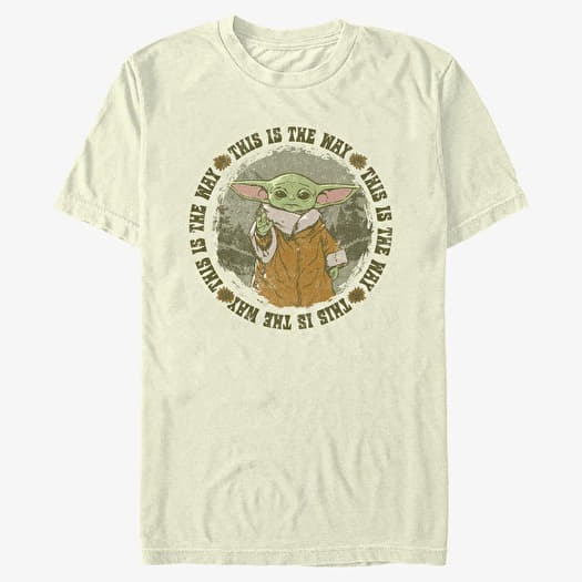 Majica Merch Star Wars: Mandalorian - Conservation is the Way Men's T-Shirt Natural