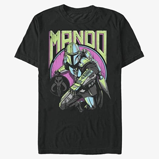 T-shirt Merch Star Wars: Mandalorian - New Wave Men's T-Shirt Black