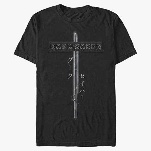 T-shirt Merch Star Wars: The Mandalorian - Dark Saber Men's T-Shirt Black
