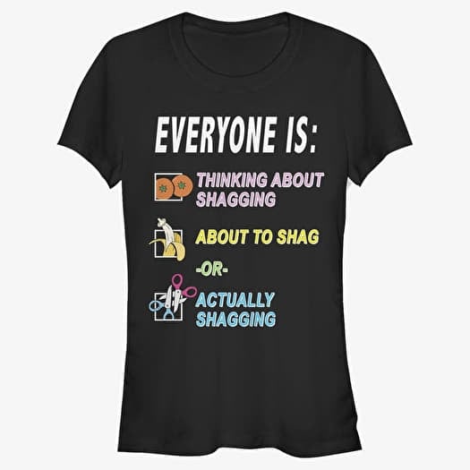 Tričko Merch Netflix Sex Education - Everyone List Women's T-Shirt Black