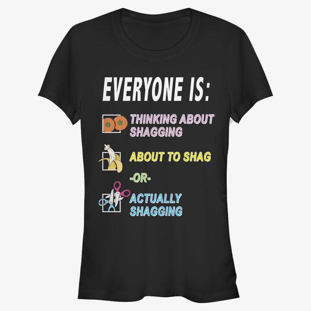 Tričká Merch Netflix Sex Education - Everyone List Women's T-Shirt Black