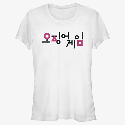 T-shirt Merch Netflix Squid Game - Korean Title Women's T-Shirt White