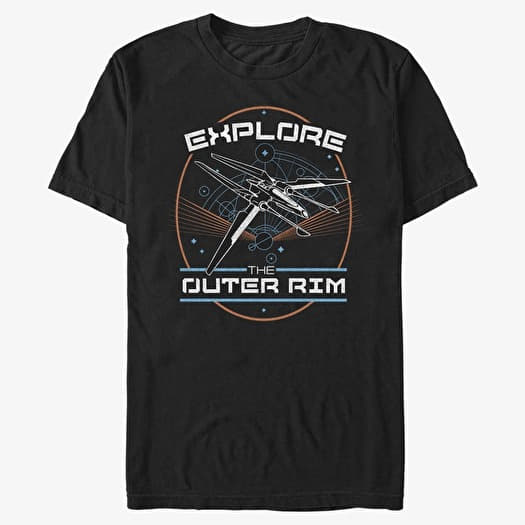 T-shirt Merch Star Wars: High Republic - Explore Outer Rim Men's T-Shirt Black