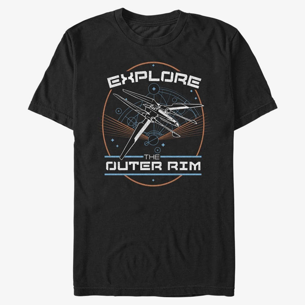 T-Shirts Merch Star Wars: High Republic - Explore Outer Rim Men's T-Shirt Black