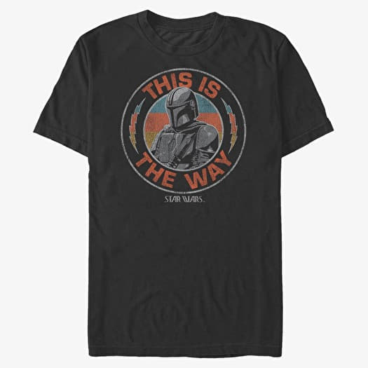 T-shirt Merch Star Wars: Mandalorian - Mando Way Men's T-Shirt Black