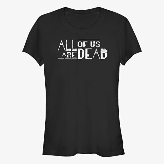 Тениска Merch Netflix All Of Us Are Dead - AOUAD Eng Logo Women's T-Shirt Black