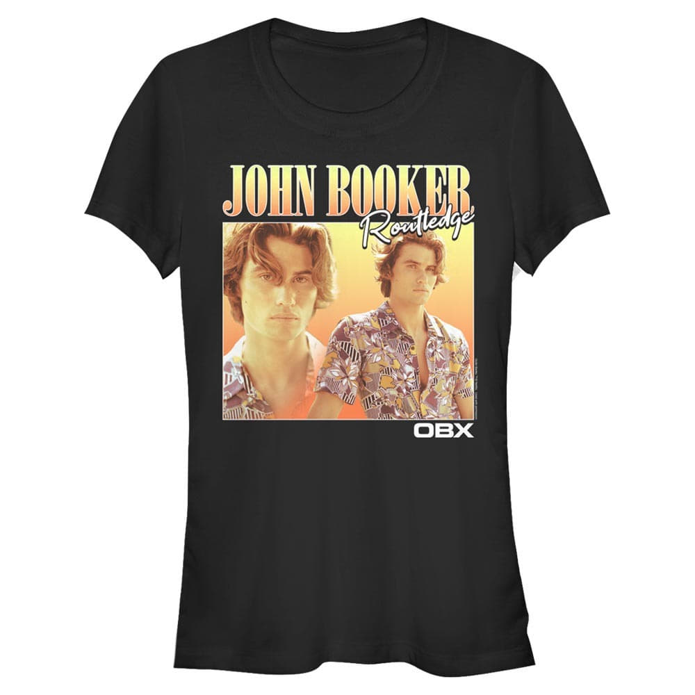 Tričká Merch Netflix Outer Banks - JOHN B HERO Women's T-Shirt Black