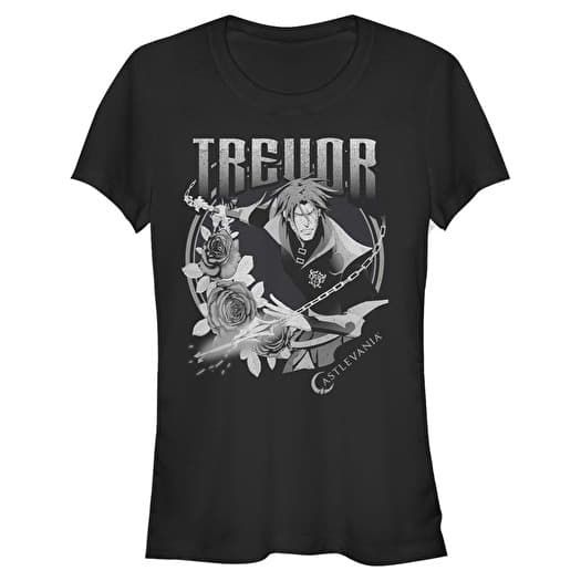 Tričko Merch Netflix Castlevania - Trevor Badge Women's T-Shirt Black