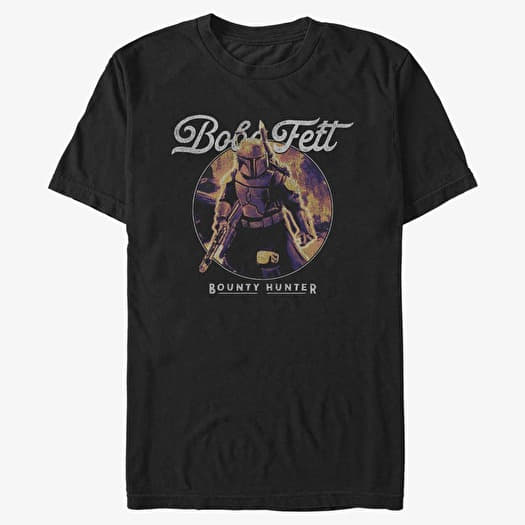 T-shirt Merch Star Wars Book of Boba Fett - Thermal Boba Men's T-Shirt Black