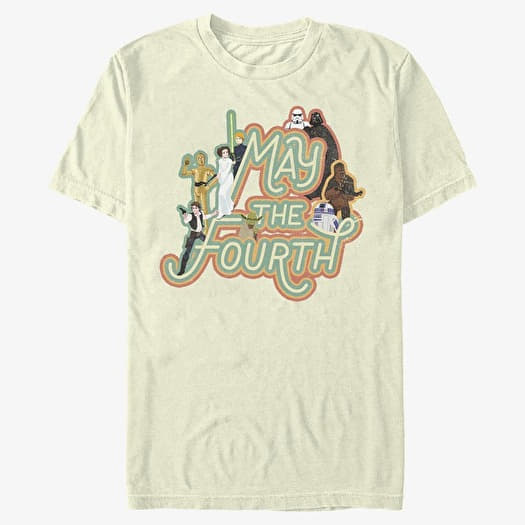 T-shirt Merch Star Wars - May The Fourth Men's T-Shirt Natural