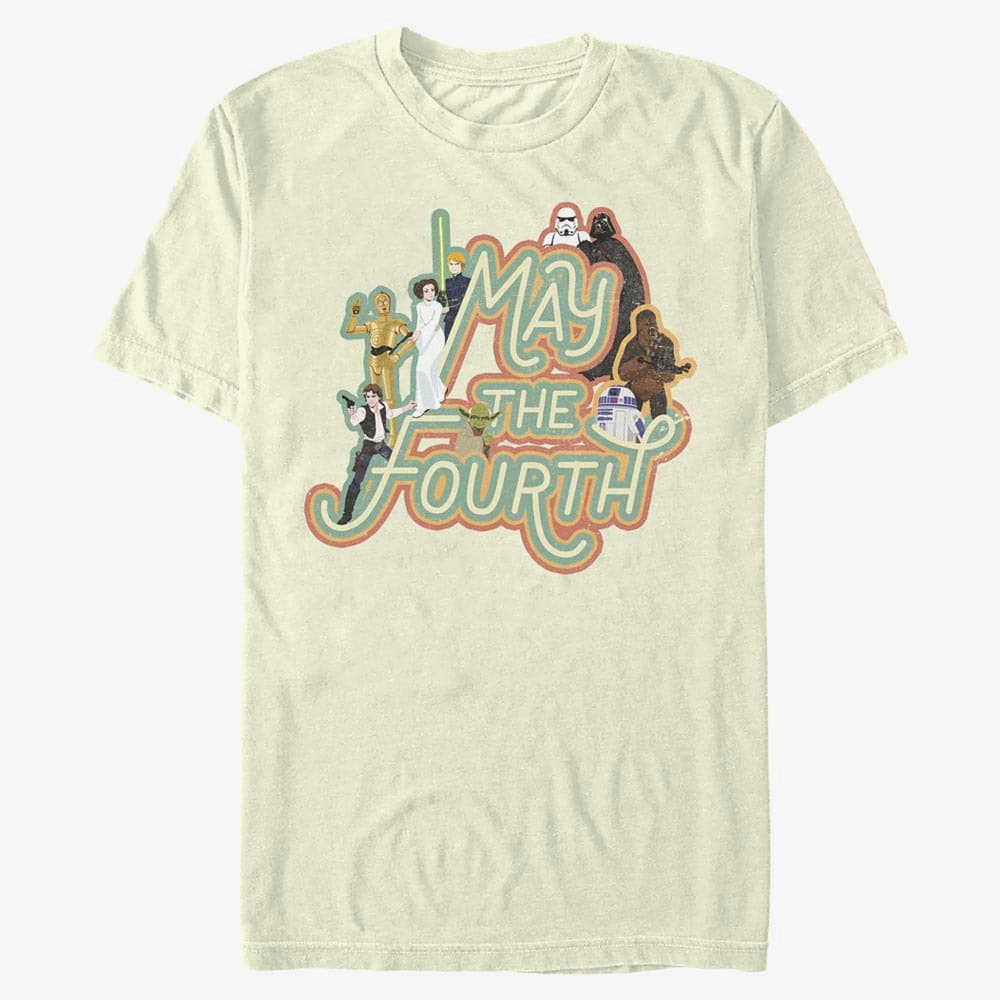T-shirts Merch Star Wars - May The Fourth Men's T-Shirt Natural