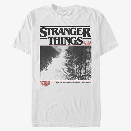 T-shirt Merch Netflix Stranger Things - Upside Photo Men's T-Shirt White