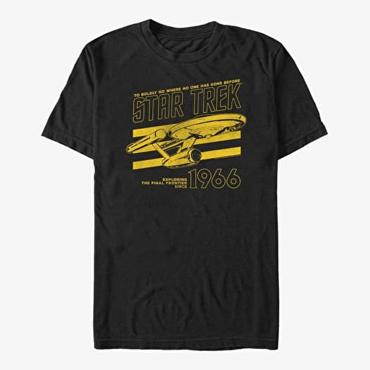 T-shirt Merch Paramount Star Trek - OldYellow 1966 Men's T-Shirt Black