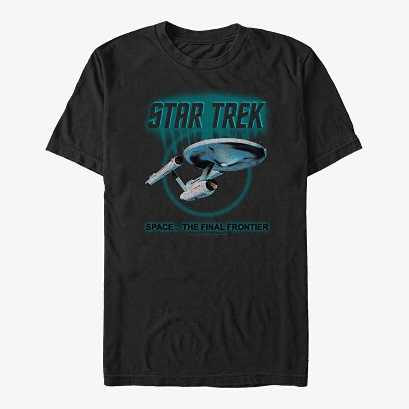 T-krekls Merch Paramount Star Trek - Enterprise Men's T-Shirt Black