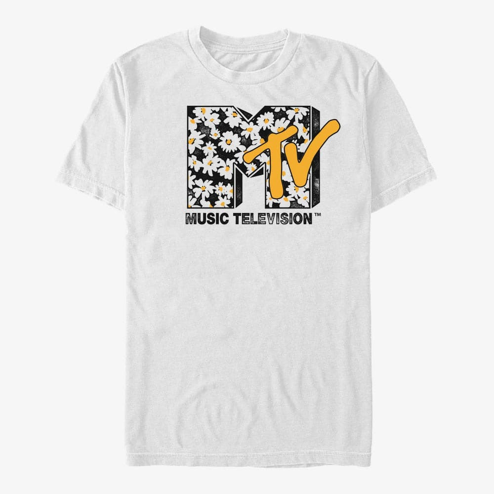 T-shirts Merch Paramount MTV - Daisies Men's T-Shirt White