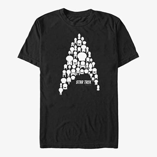 T-shirt Merch Paramount Star Trek - The Fleet Men's T-Shirt Black