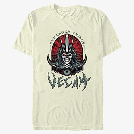 T-shirt Merch Netflix Stranger Things - Vecna Tombstone Badge Men's T-Shirt Natural