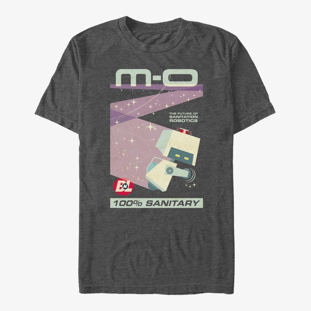 Magliette Merch Pixar Wall-E - MO Sanitary Poster Men's T-Shirt Dark Heather Grey