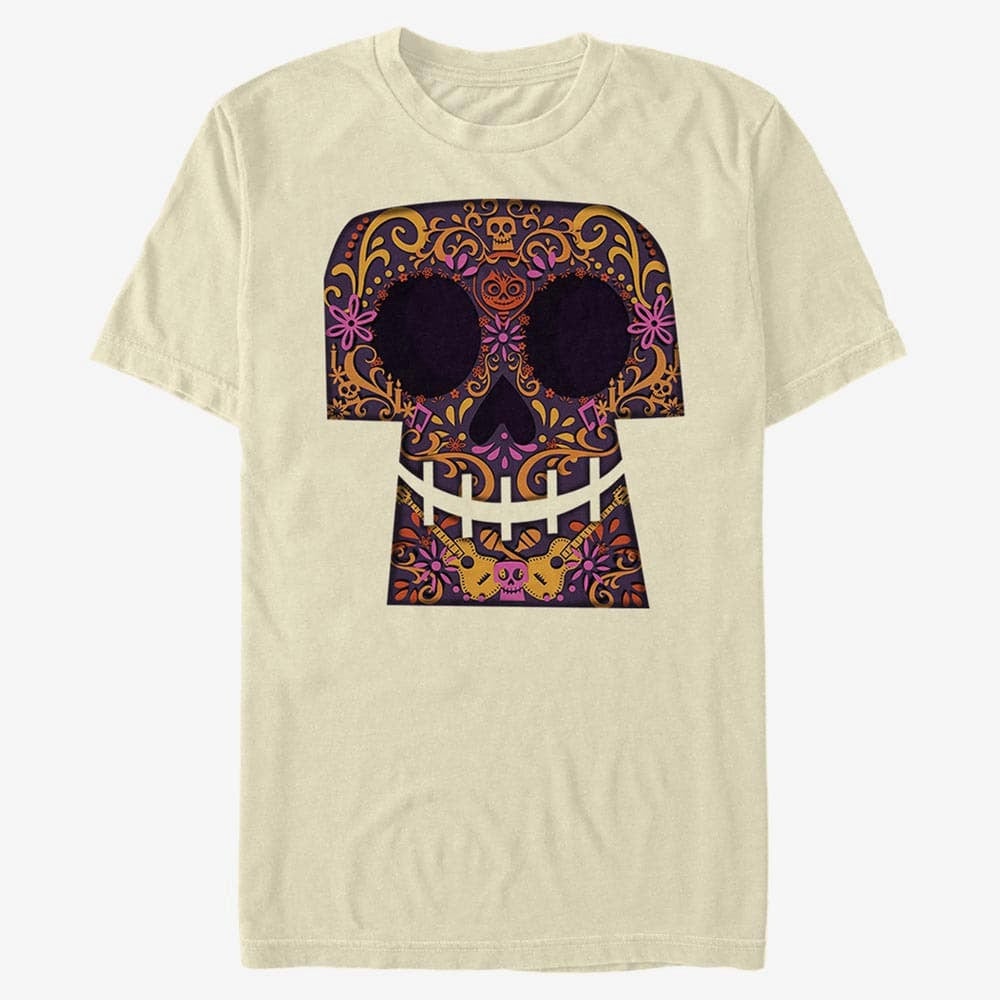 Pólók Merch Pixar Coco - Paper Cut Coco Men's T-Shirt Natural