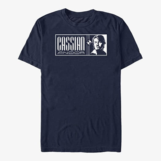 T-shirt Merch Star Wars: Andor - Cassian Andor Portrait Men's T-Shirt Navy Blue