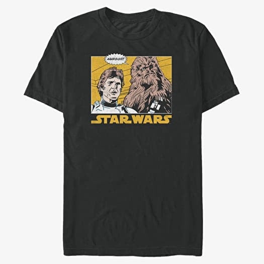 T-shirt Merch Star Wars - Han and Chew Men's T-Shirt Black