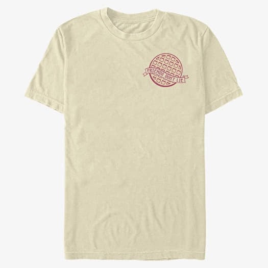 T-shirt Merch Netflix Stranger Things - Waffle Pocket Men's T-Shirt Natural