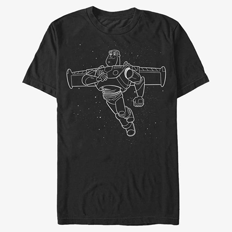 T-paita Merch Pixar Toy Story - Buzz Constellation Men's T-Shirt Black