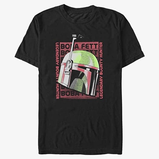 T-shirt Merch Star Wars Book of Boba Fett - Boba Poster Men's T-Shirt Black